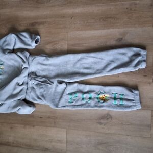 Gray Pooh Kids Joggers